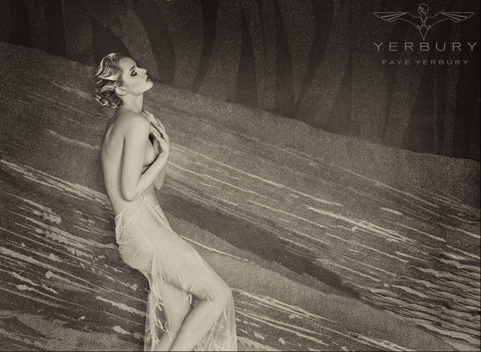 Nude in deco pose